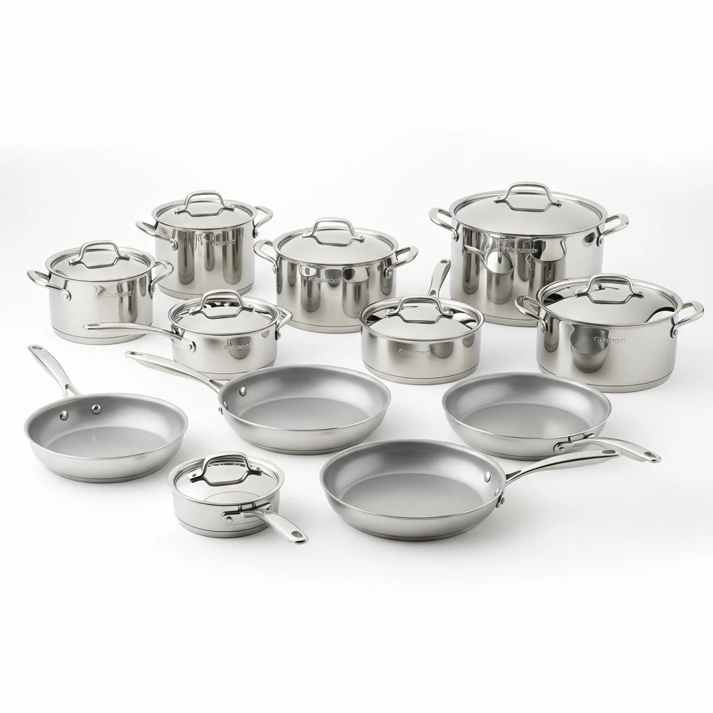 Cuisinart multiclad pro stainless cookware set image 3