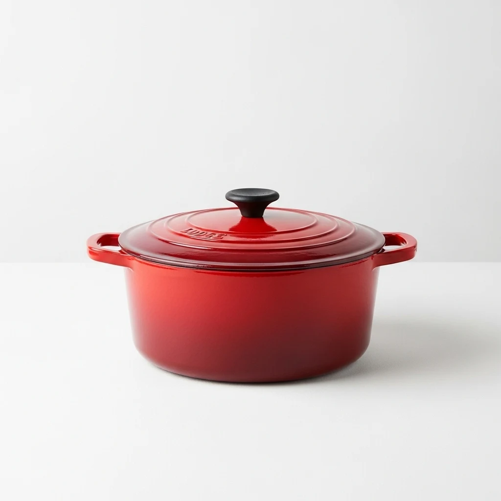Lodge enameled cast iron dutch oven image 3